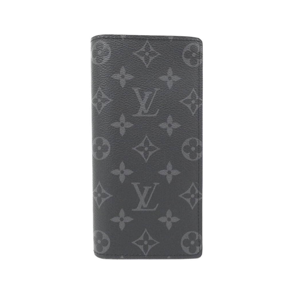 Louis Vuitton Monogram Eclipse Portefeuille Brazza Wallet