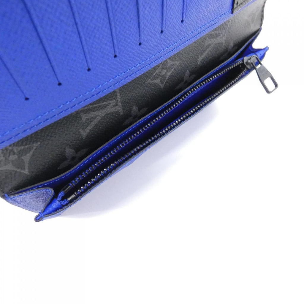Louis Vuitton Epi Monogram Eclipse Portefeuille Brazza Wallet — view 6