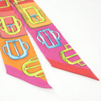 Hermes Twilly Scarf Pink — view 2
