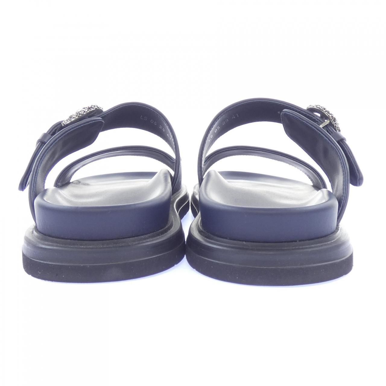 Dior Aqua Double Band Denim Tears Sandals — view 5