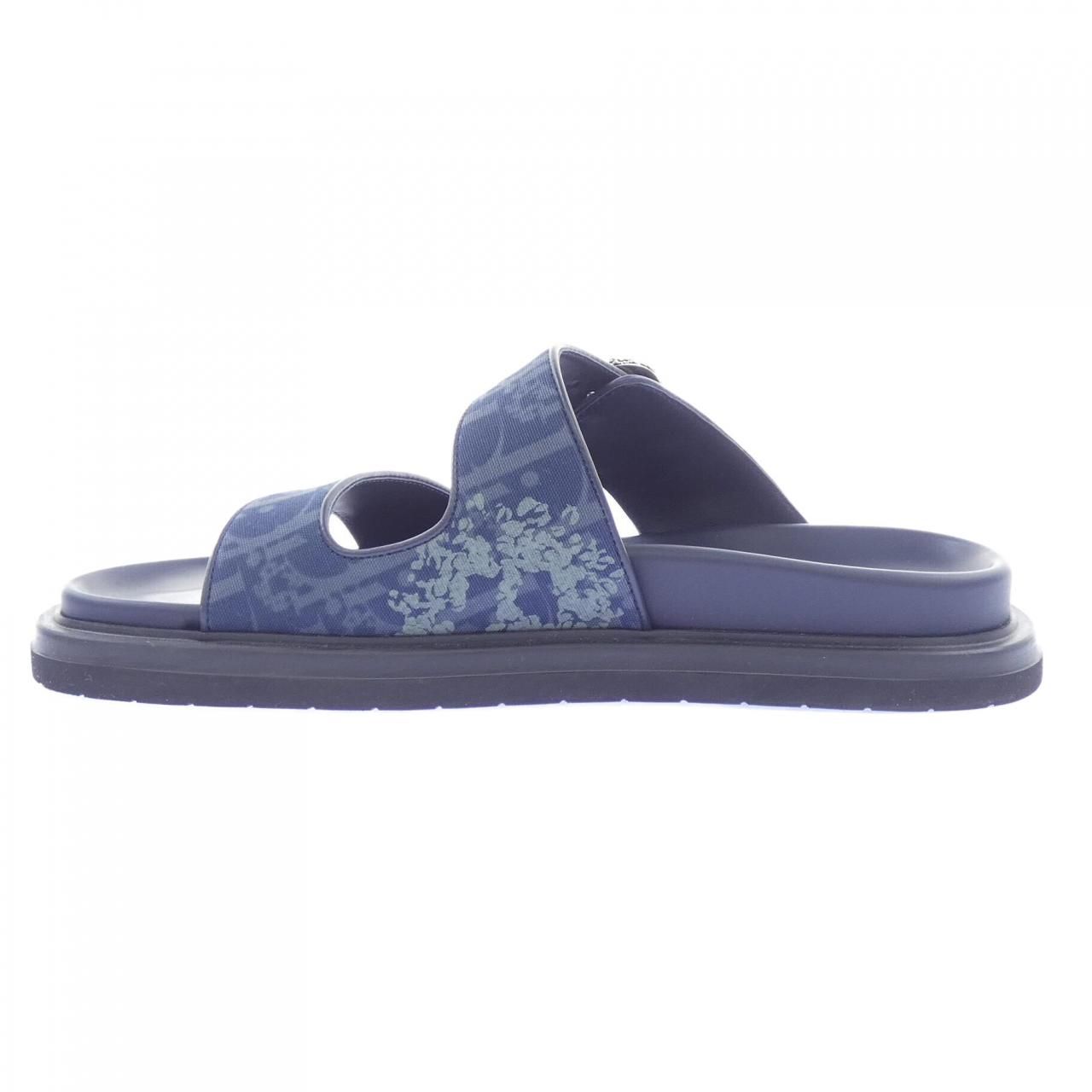 Dior Aqua Double Band Denim Tears Sandals — view 2