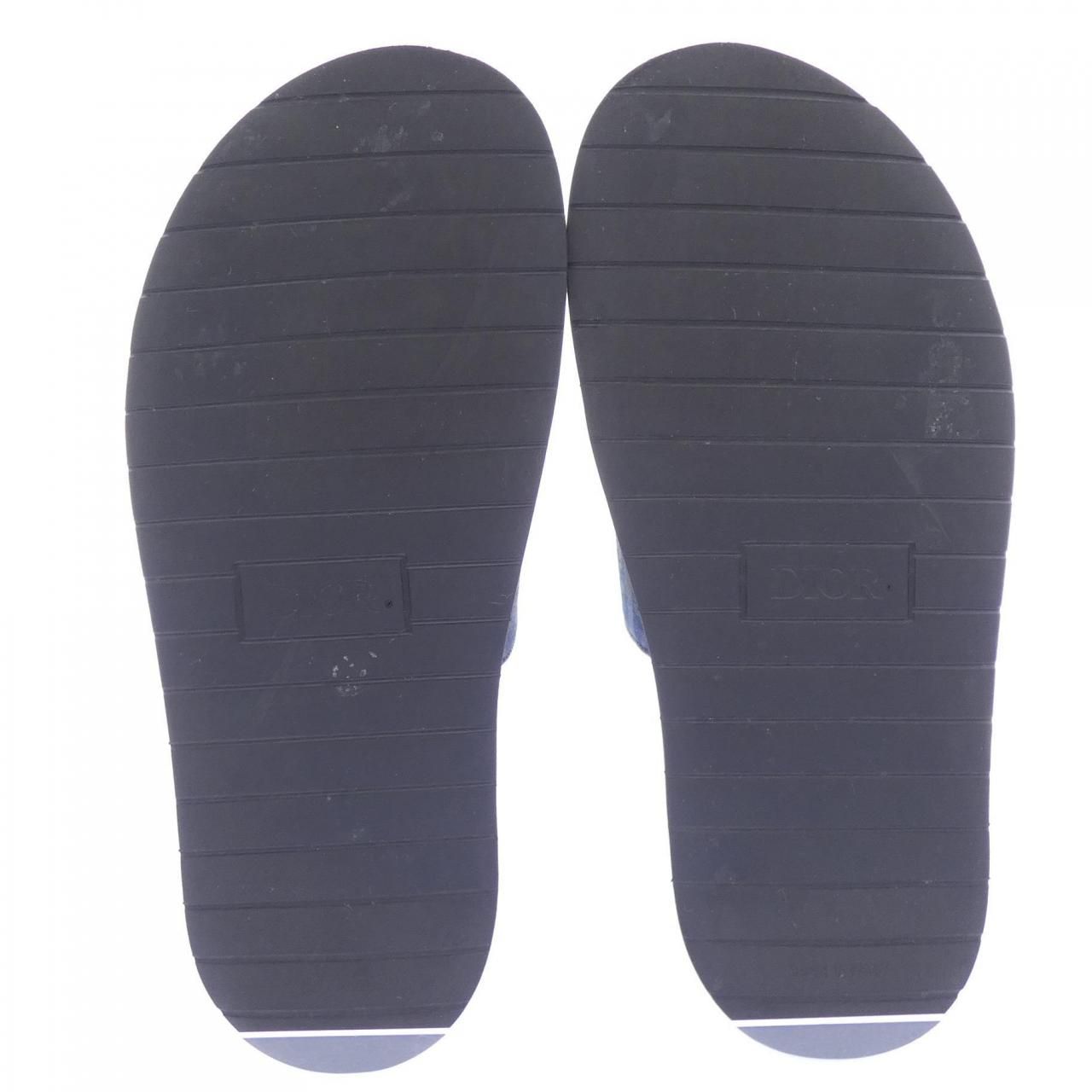 Dior Aqua Double Band Denim Tears Sandals — view 4