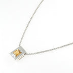 Hermes Citrine Necklace Beige — view 2