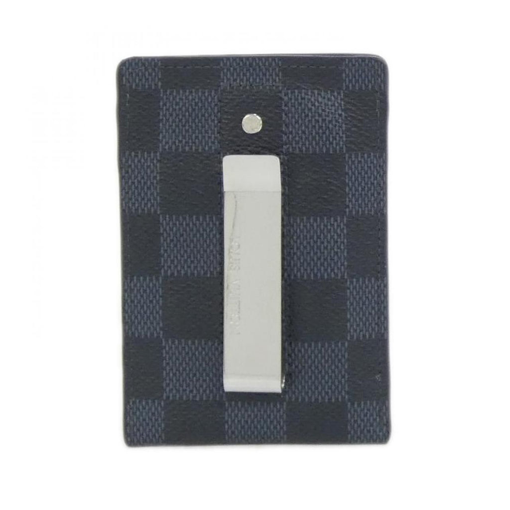 Louis Vuitton Damier Cobalt Card Holder Pince Case — view 2