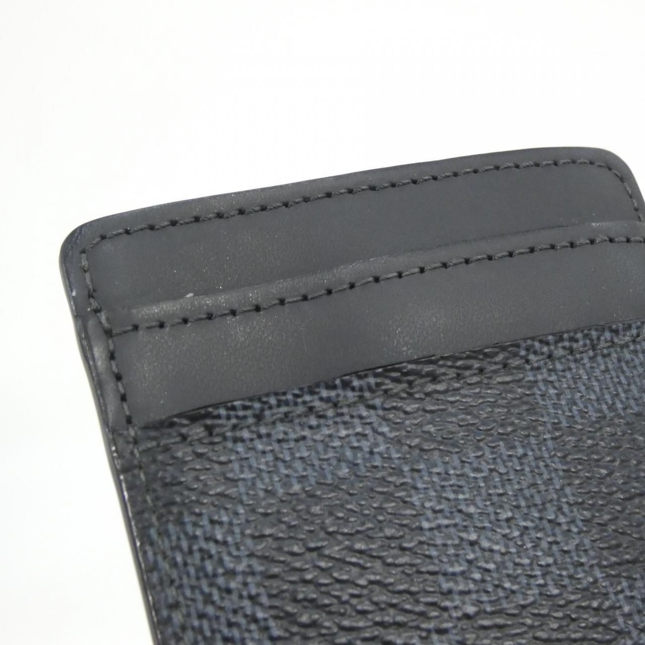 Louis Vuitton Damier Cobalt Card Holder Pince Case — view 5