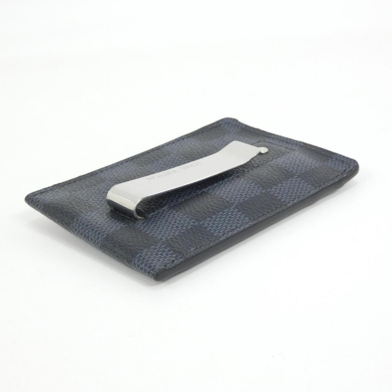 Louis Vuitton Damier Cobalt Card Holder Pince Case — view 3
