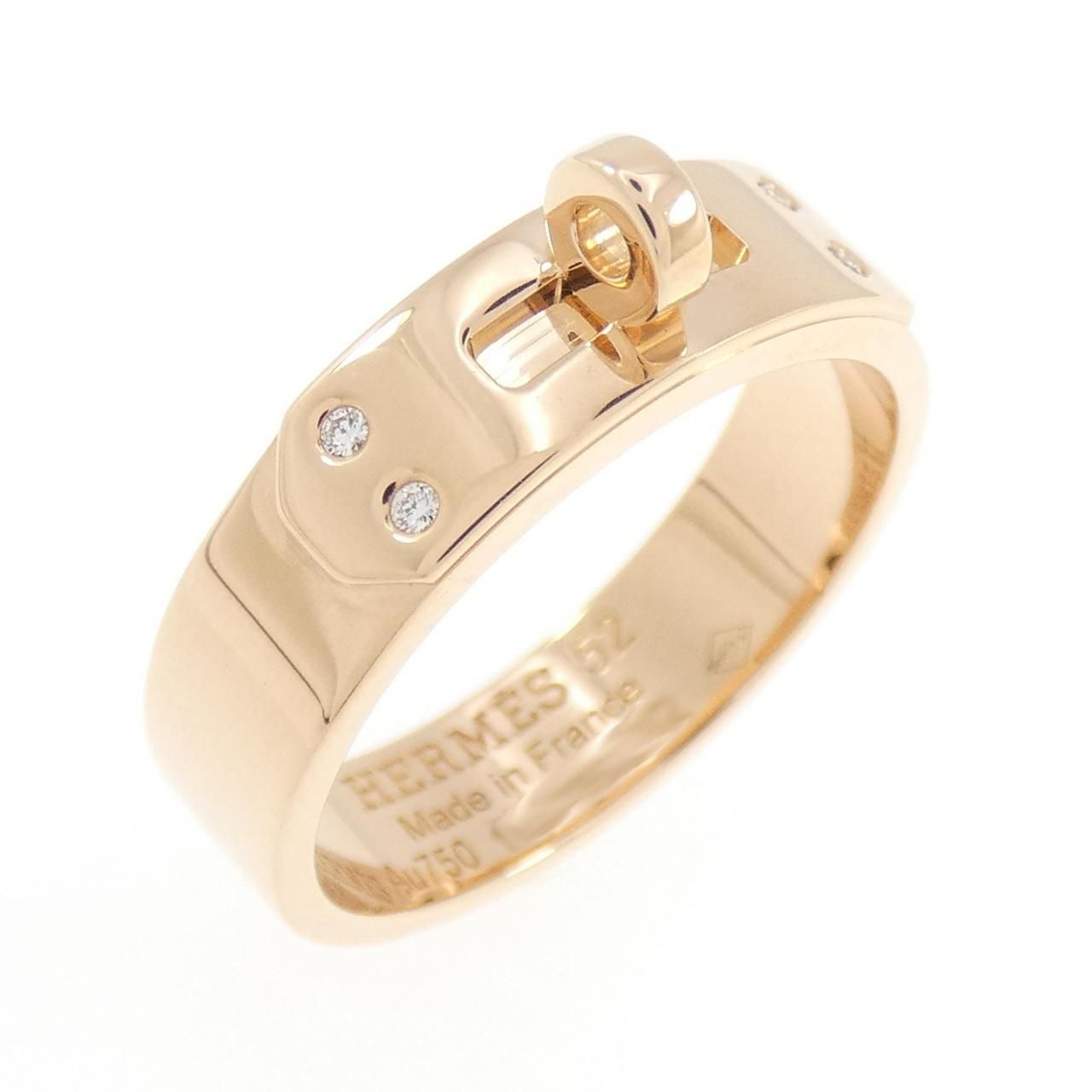 Hermes Kelly Ring Gold