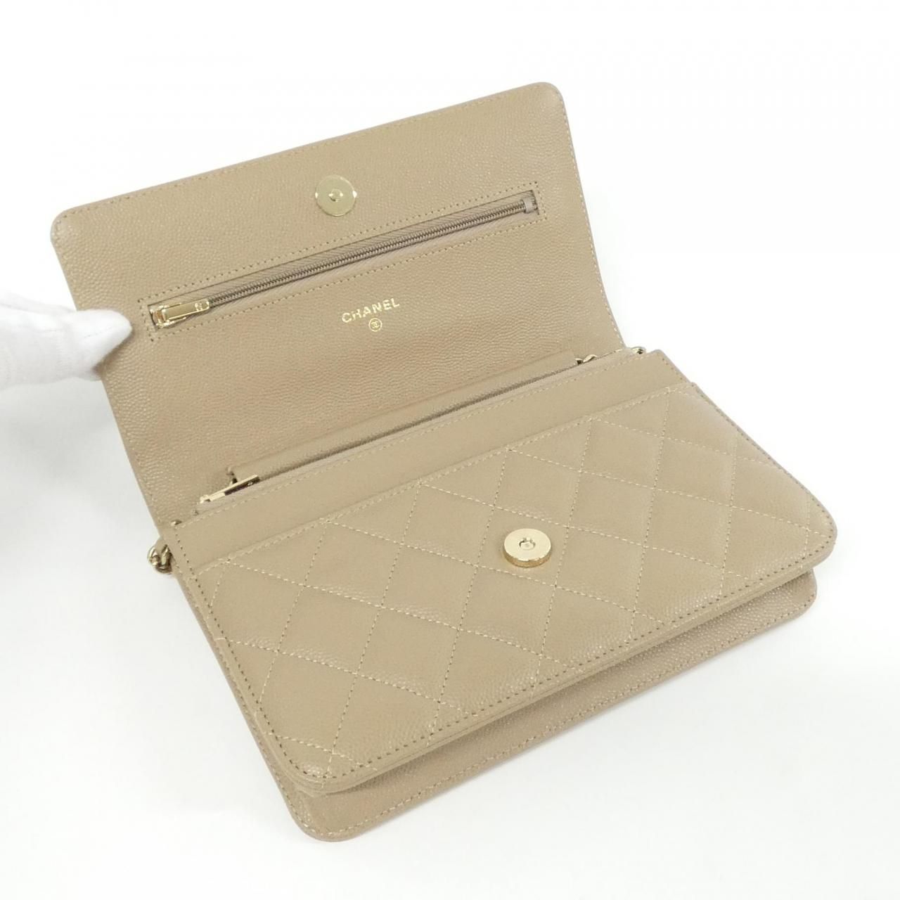 Chanel Timeless Classic Line Chain Wallet Shoulder — view 6