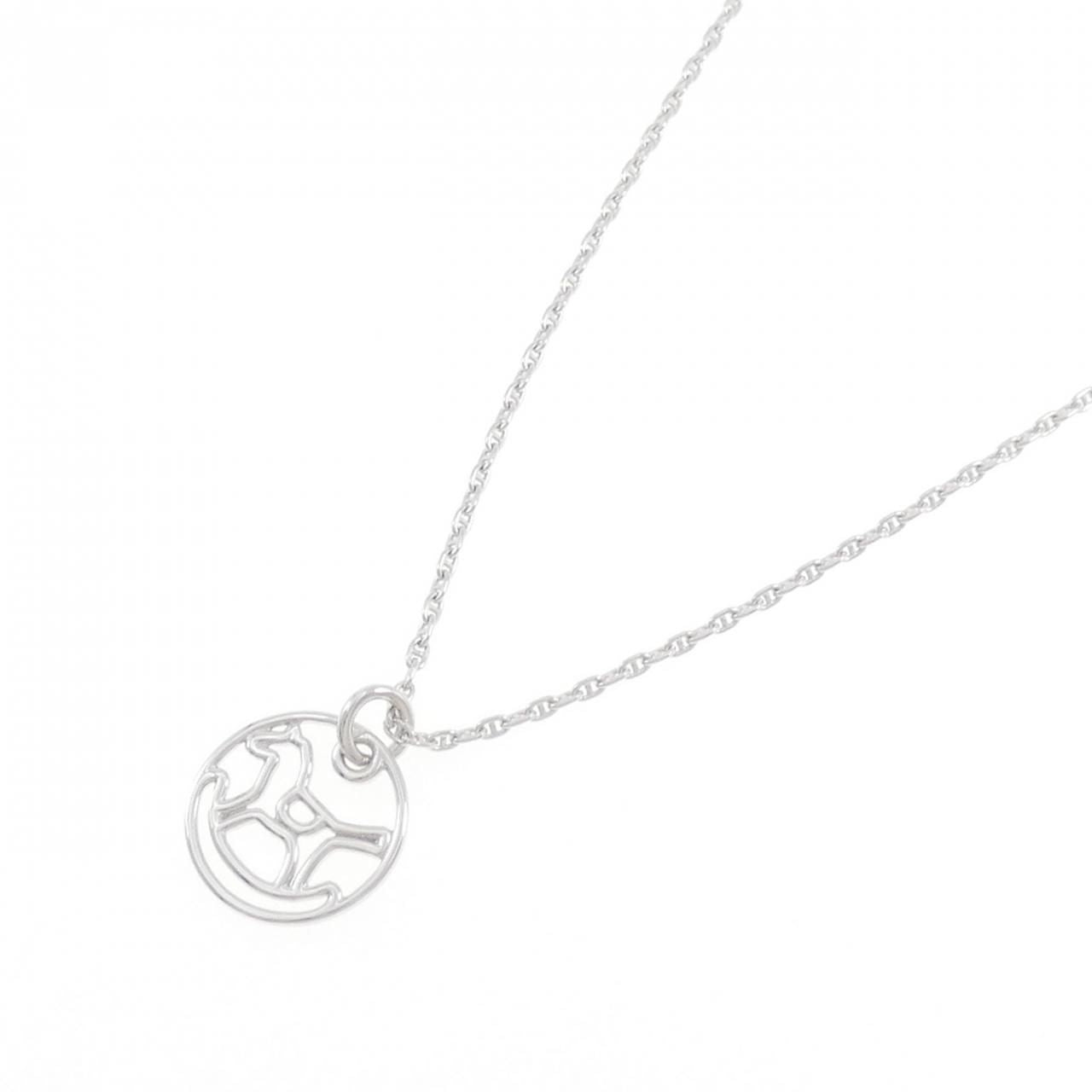 Hermes Necklace White Gold — view 2