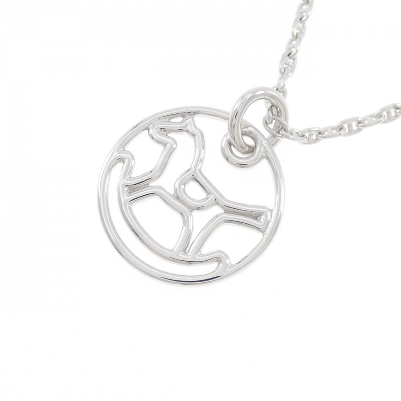 Hermes Necklace White Gold — view 3