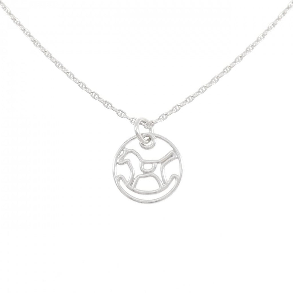 Hermes Necklace White Gold