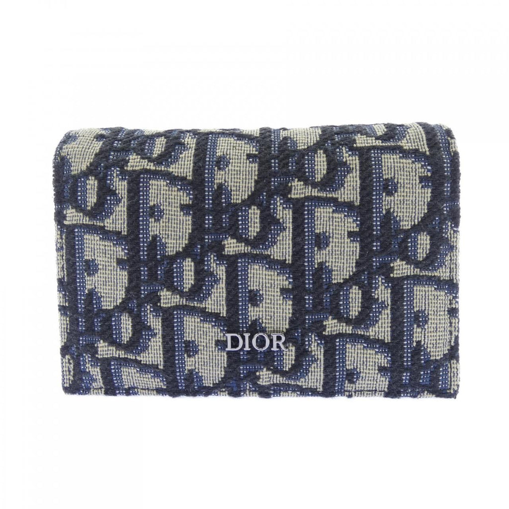 Dior Card Case Card Holders Black