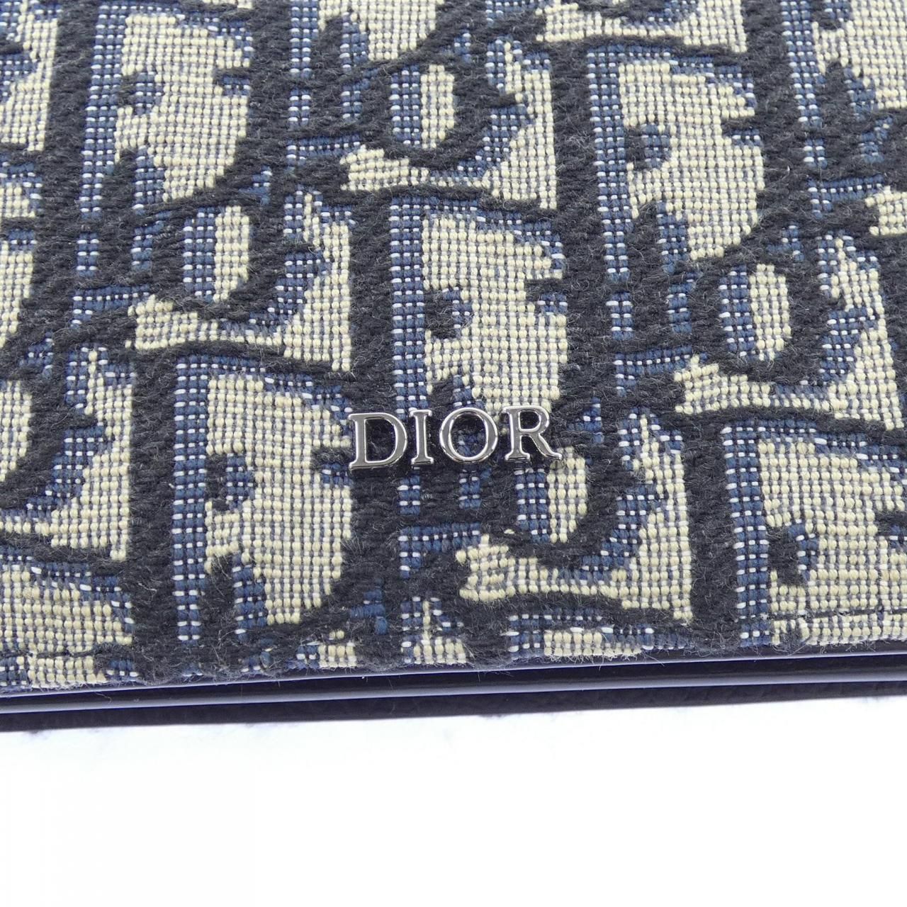 Dior Card Case Card Holders Black — view 3