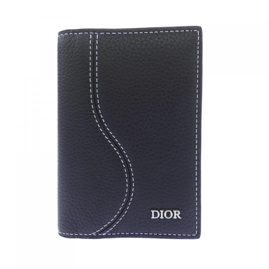 Dior Card Case Card Holders Black