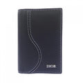 Dior Card Case Card Holders Black