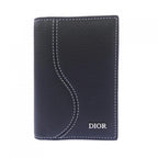Dior Card Case Card Holders Black