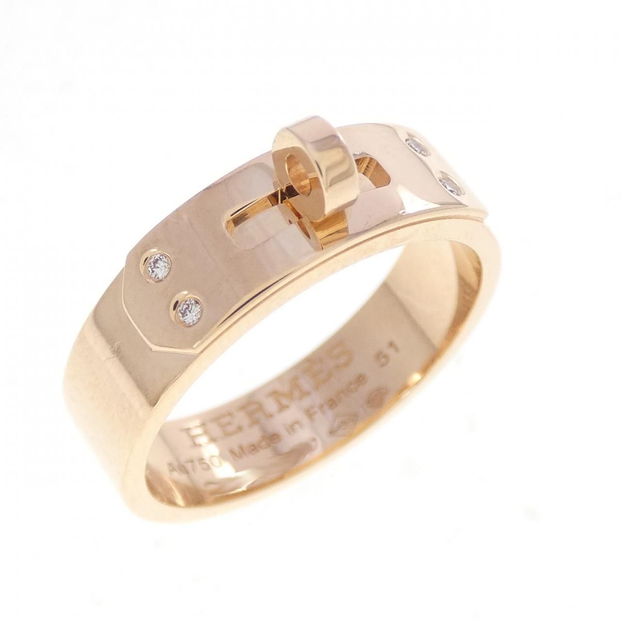 Hermes Kelly Ring Gold