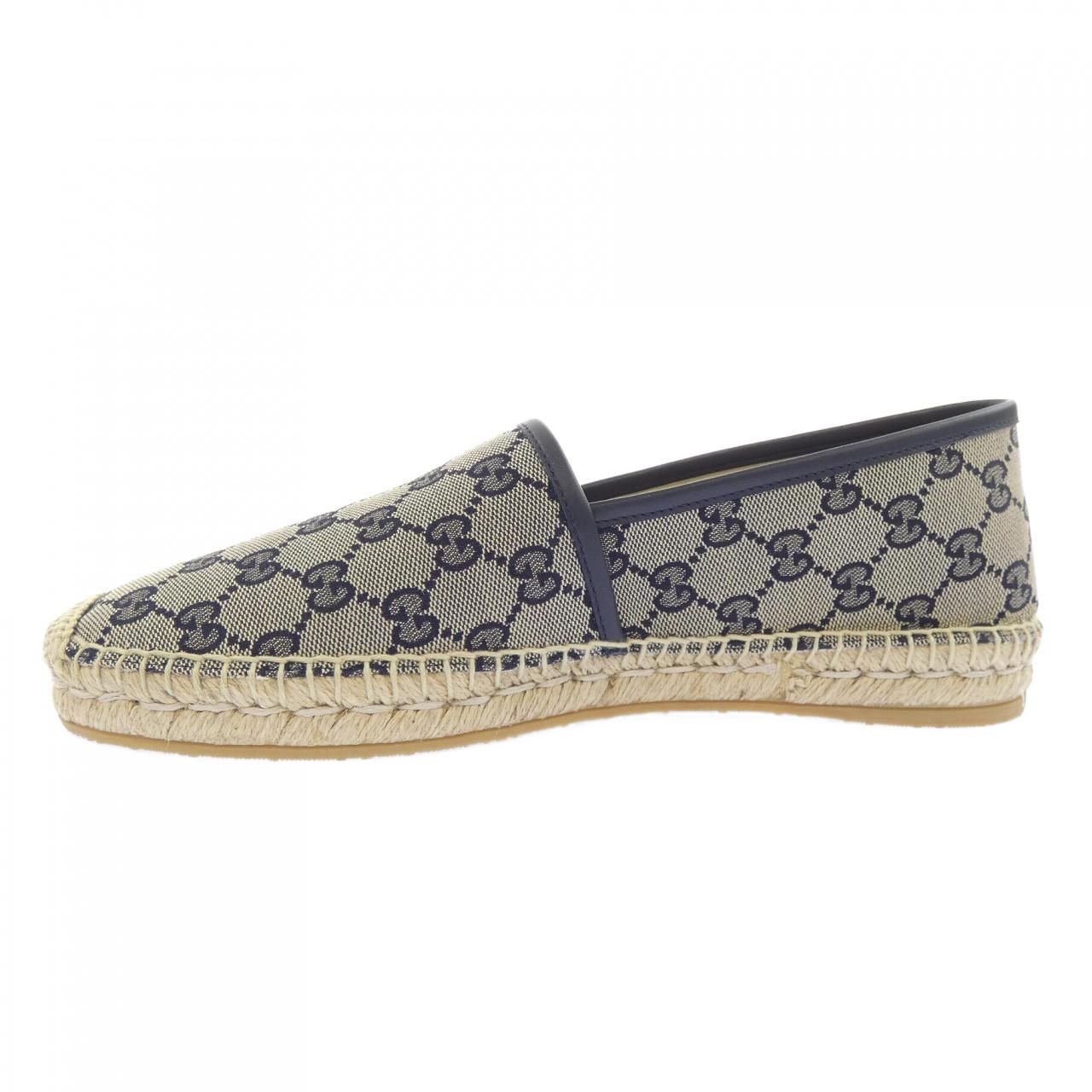 Gucci Flat Sneakers Navy — view 2