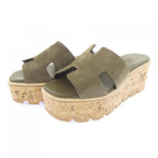 Hermes Eze Cut Detail Sandals — view 3