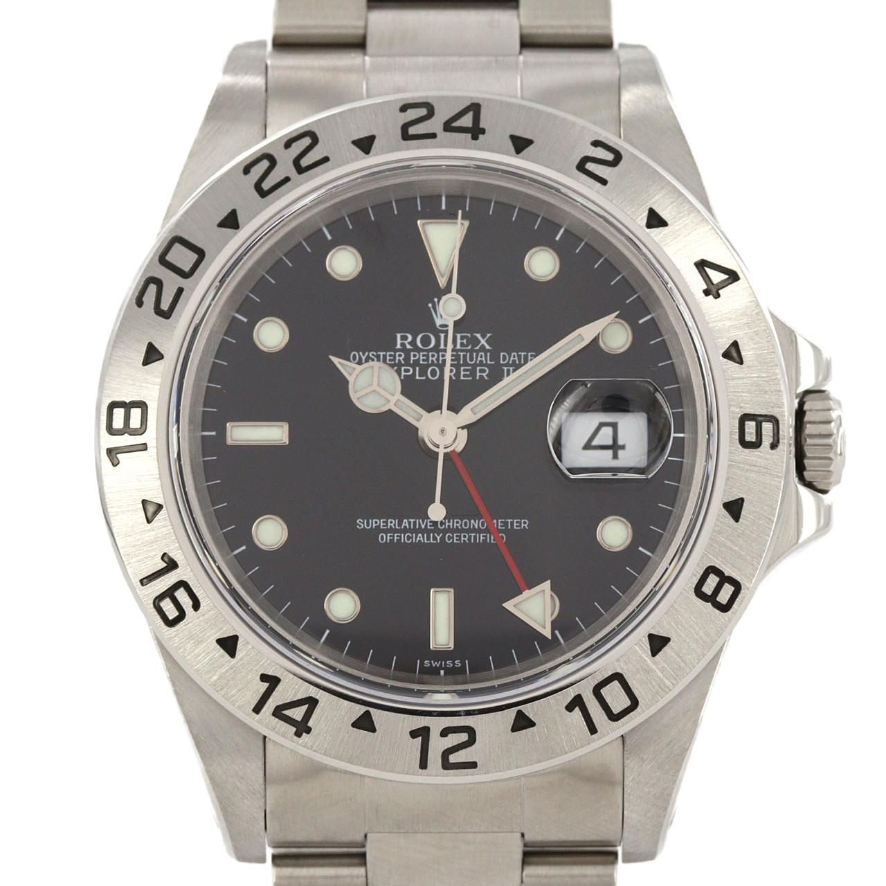 Rolex Explorer II SS Automatic Winding a Number Watch
