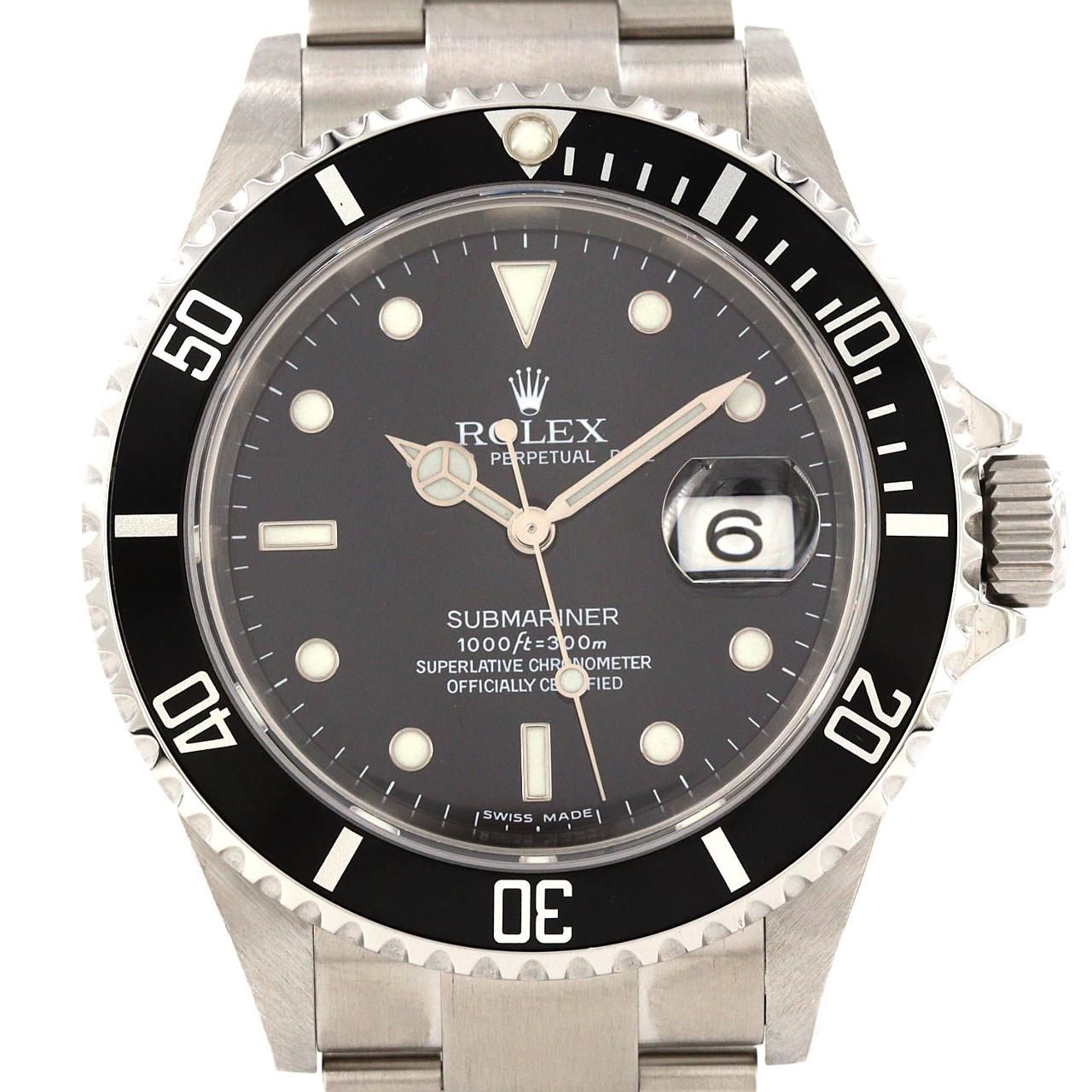 Rolex Submariner Date SS Automatic Winding Number Watch