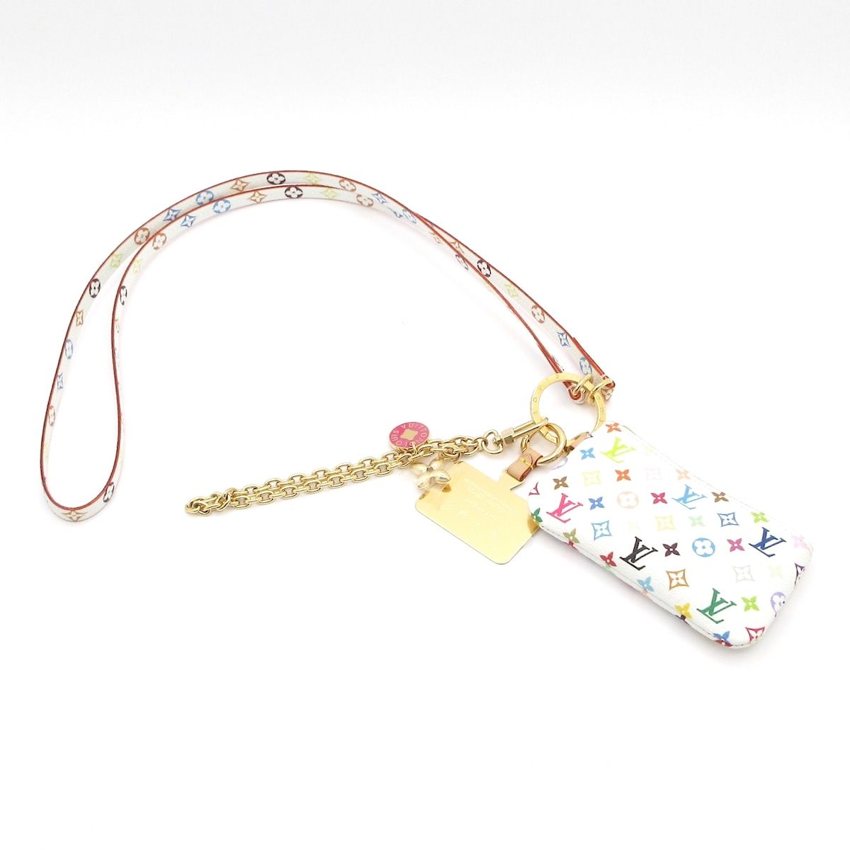 Louis Vuitton Mobile Phone Case Monogram Multicolor LV Takashi Murakami Etui