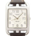 Hermes Watch Capecod External Belt Buckle Ivory