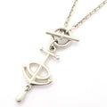 Hermes Necklace Grand Largechaine D'ancre Silver Ankari
