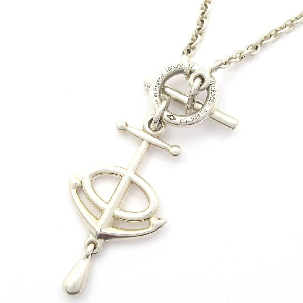 Hermes Necklace Grand Largechaine D'ancre Silver Ankari — view 3