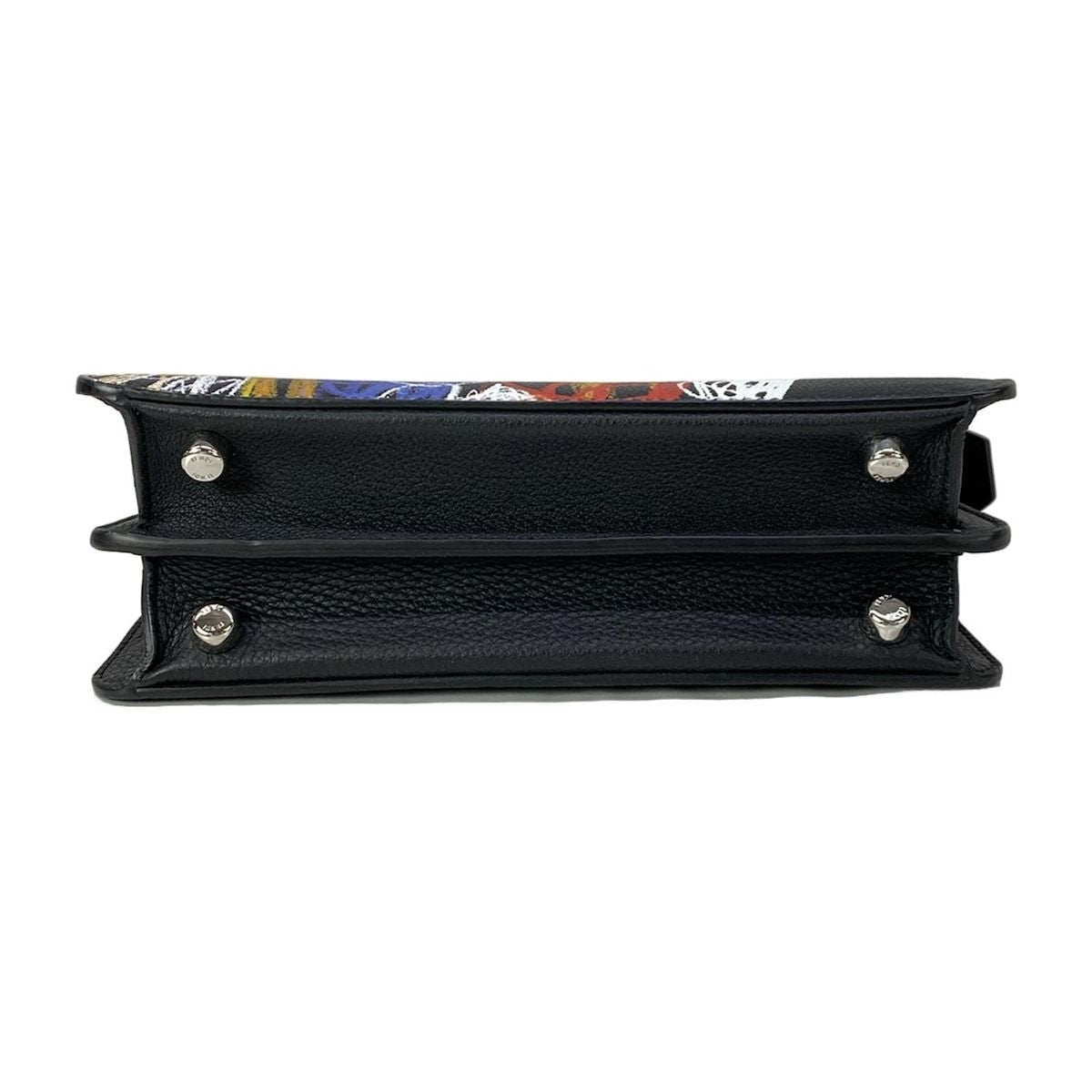 Fendi Handbag Black Multi Leather — view 5