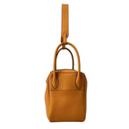 Hermes Shoulder Bag Lindy 26 Apricot Silver — view 4