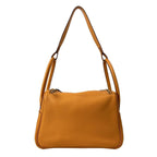 Hermes Shoulder Bag Lindy 26 Apricot Silver — view 3