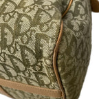 Dior Handbag Trotter Light Green Ivory Beige Mini Boston Leather — view 6