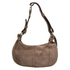 Saint Laurent Rive Gauche Handbag Pink Beige Silver Leather — view 3