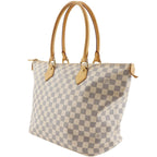 Louis Vuitton Saleya MM Damier Azur Canvas White Tote — view 2