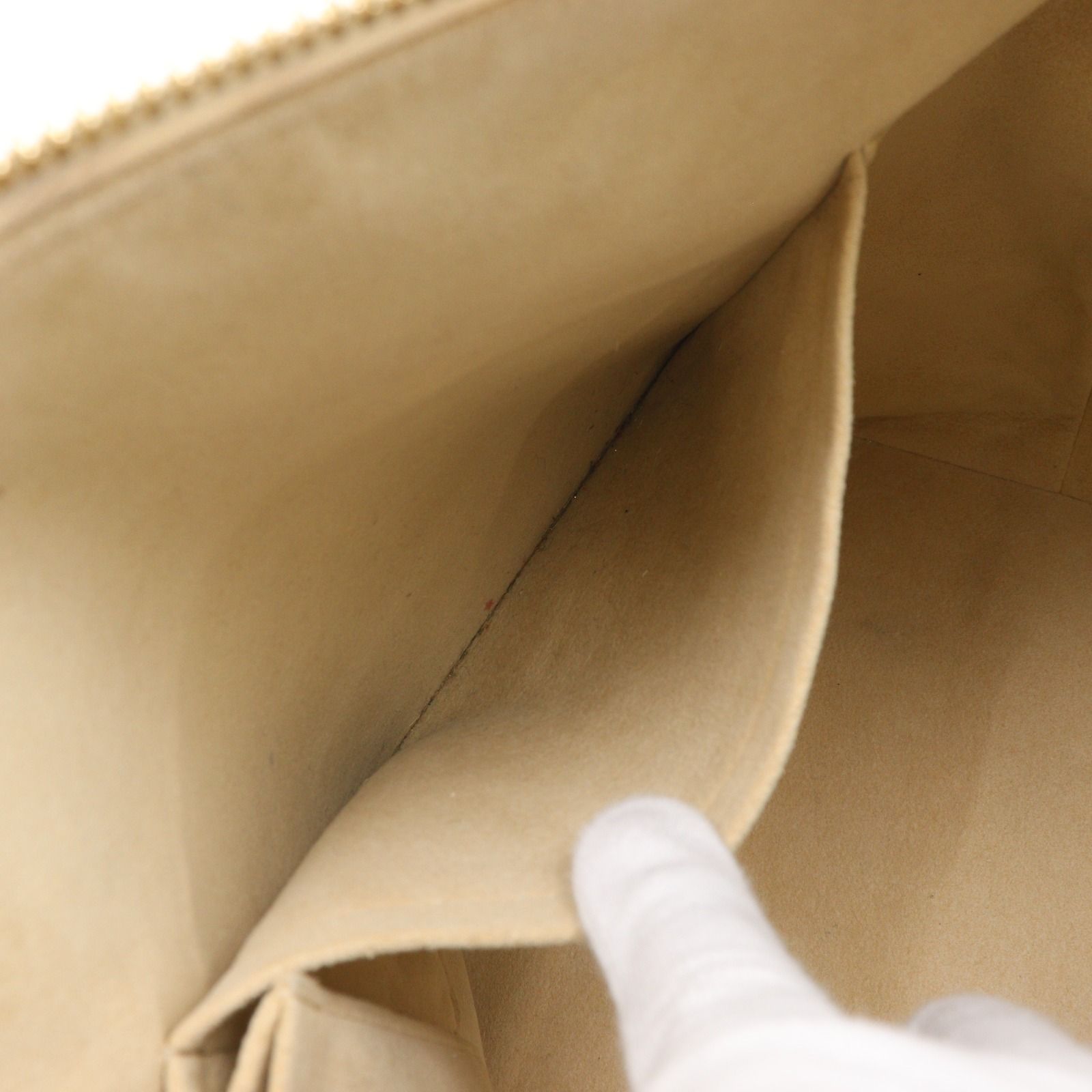 Louis Vuitton Saleya MM Damier Azur Canvas White Tote — view 7