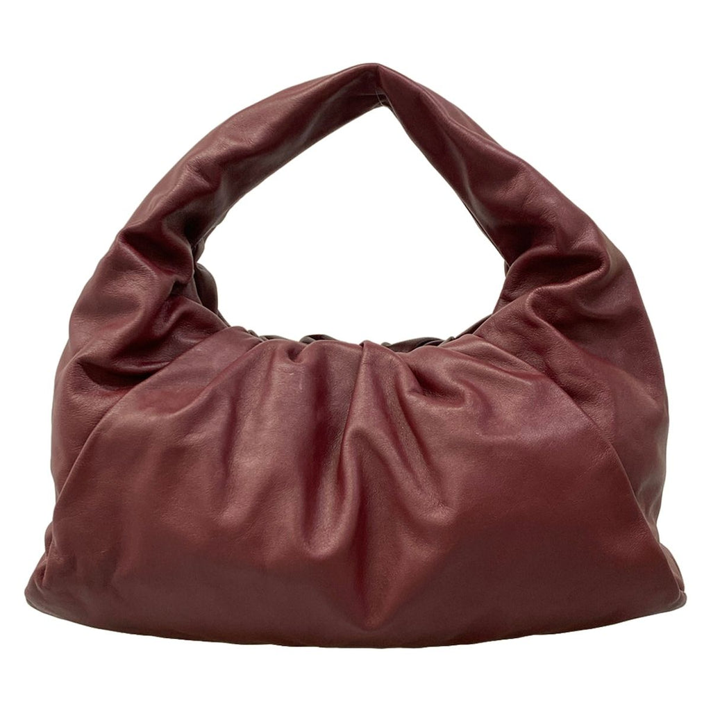 Bottega Veneta Handbag the Pouch Bordeaux Leather