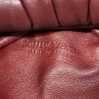 Bottega Veneta Handbag the Pouch Bordeaux Leather — view 9