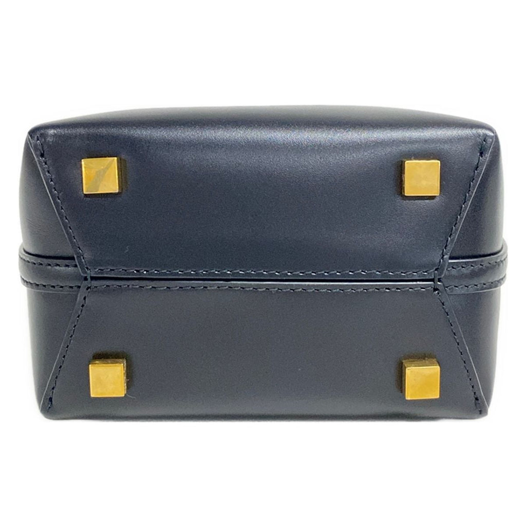 Saint Laurent Paris le 37 Mini Bucket Bag Black Gold Leather — view 5