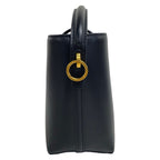 Saint Laurent Paris le 37 Mini Bucket Bag Black Gold Leather — view 4