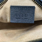 Gucci Shoulder Bag GG Marmont Round Mini Black Chain Leather — view 8