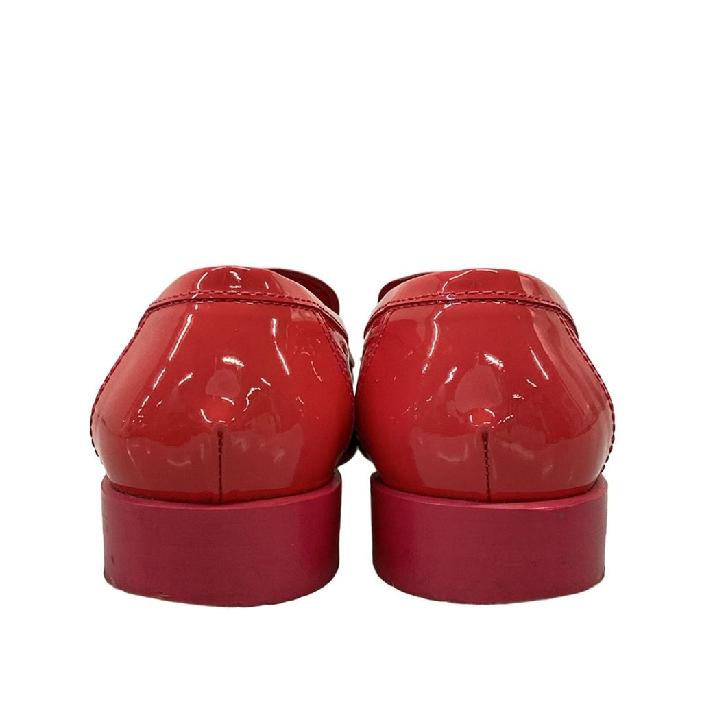 Chanel Loafers 35.5 C Pink CC Logo Leather — view 6