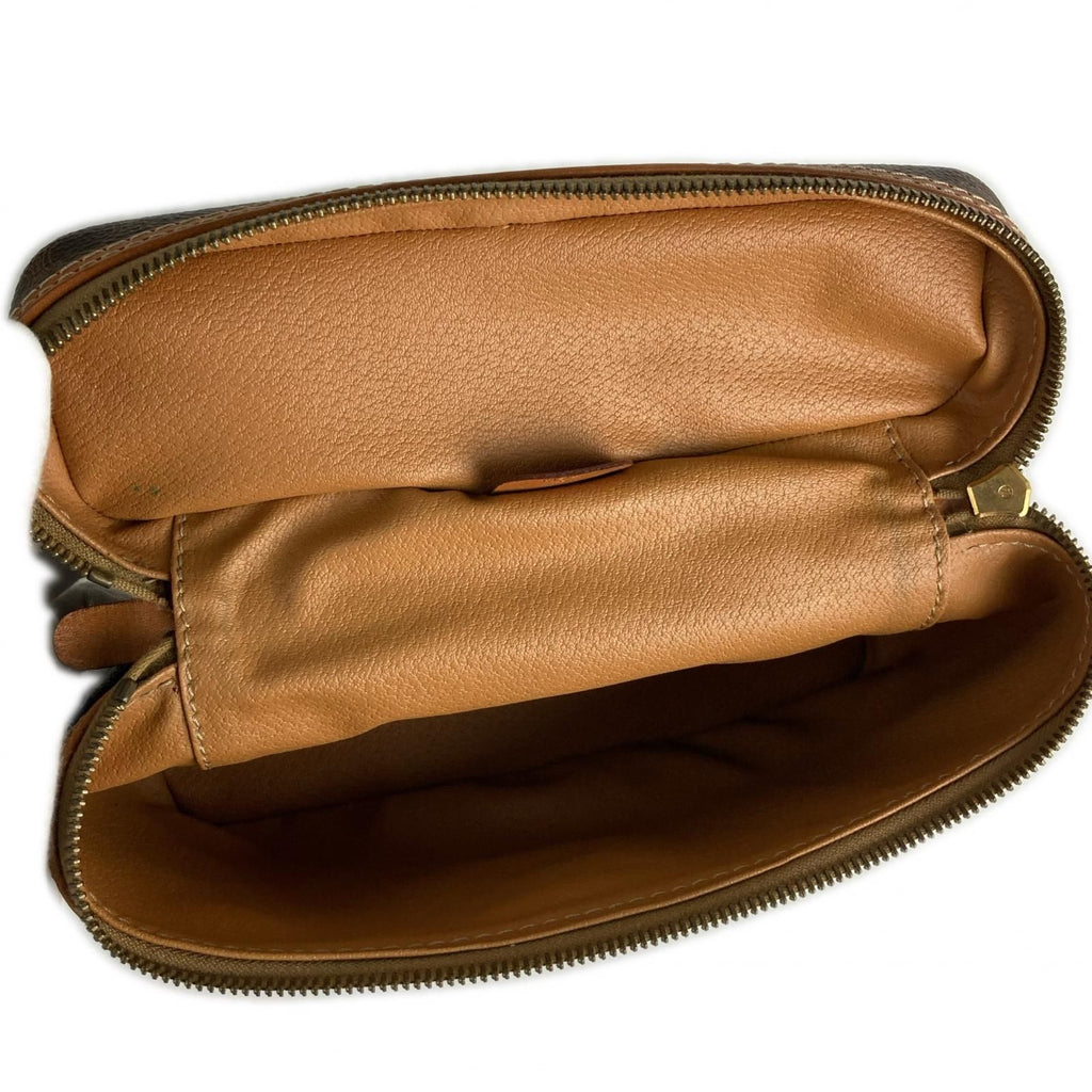 Celine Macadam Pattern Vanity Bag Vintage Brown — view 7