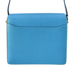 Hermes Shoulder Bag Sac Roulis Mini Blue Nord Gold — view 3