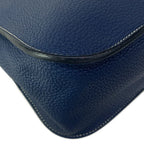Hermes Handbag Halzan 31 Blue Saffiano Silver — view 7