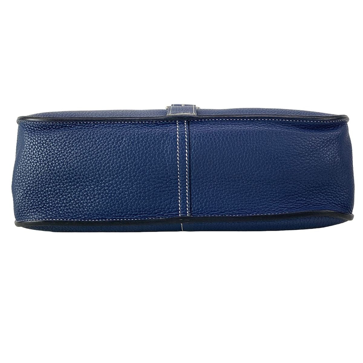 Hermes Handbag Halzan 31 Blue Saffiano Silver — view 5