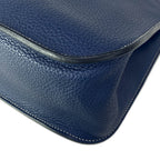 Hermes Handbag Halzan 31 Blue Saffiano Silver — view 6