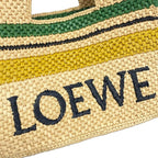 Loewe Tote Font Small Beige Black Multi — view 9