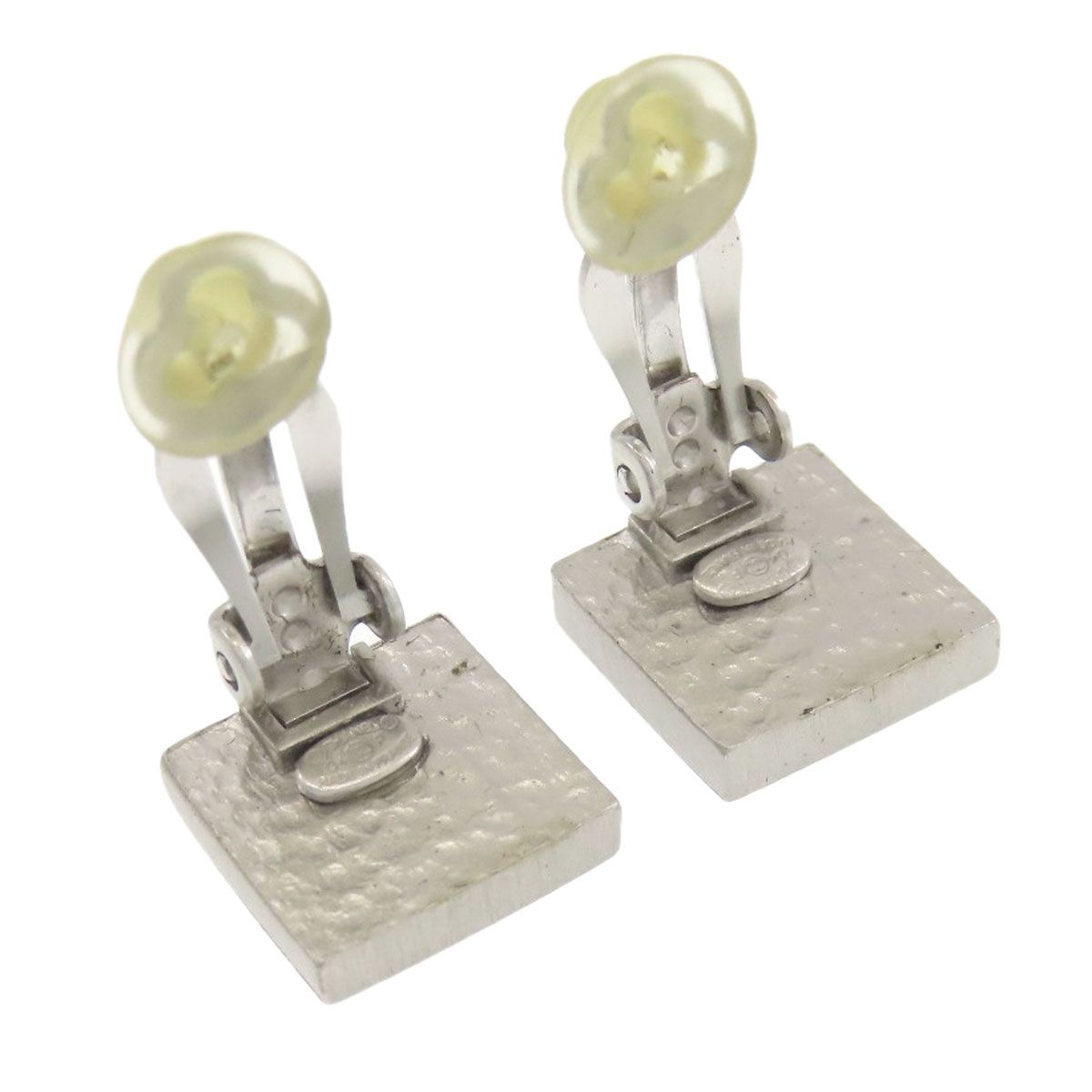 Chanel CC Logo Earrings Metal — view 3