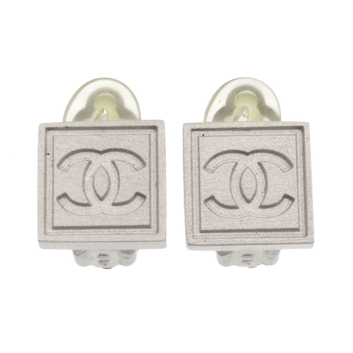 Chanel CC Logo Earrings Metal